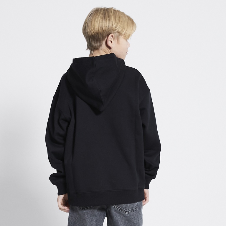Printed hoodie "Logan" Black 4